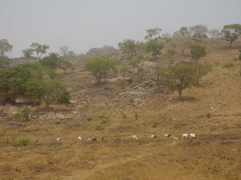 Paysage remarquable sur le trajet Pagouda-SOMDE