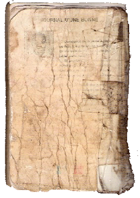 Etat de la 4<sup>ème</sup> de couverture du roman à la bibliothèque de Mango